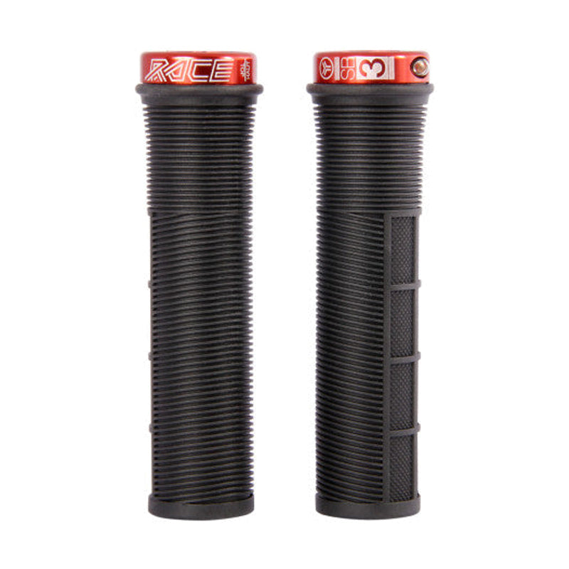 Grips SB3 RACE EN Lock-On 130 mm Nero/Rosso