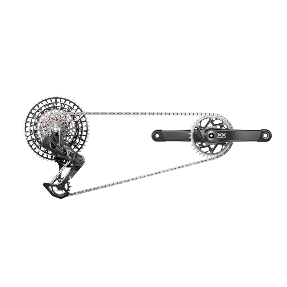 SRAM XX-SL EAGLE T-TYPE AXS EAGLE 12V Q174 DUB 34 denti 10/52 Confezione