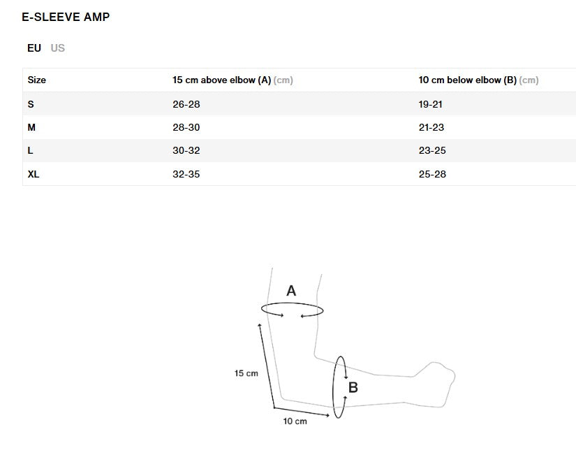 Gomitiere ION E-SLEEVE AMP Nere