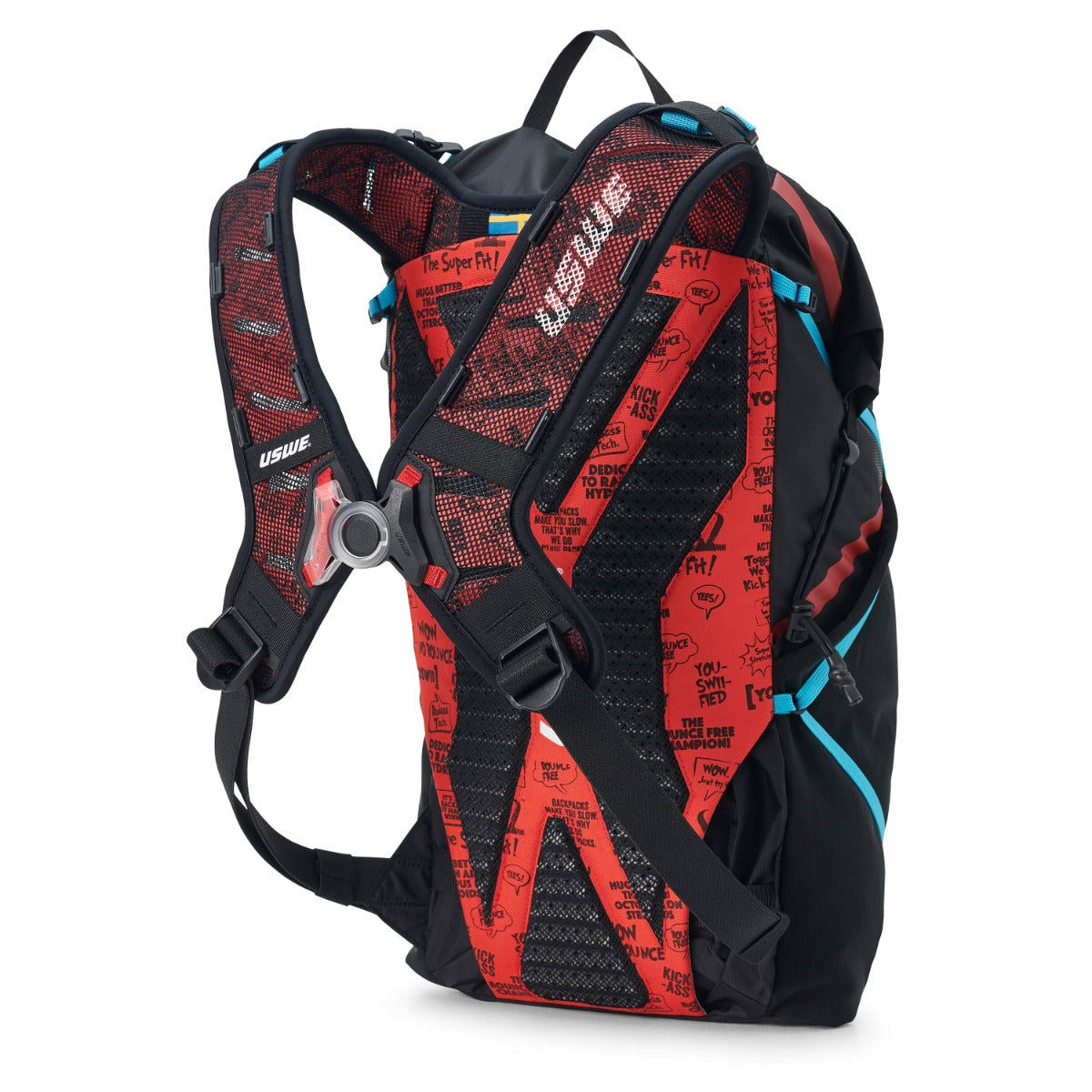 USWE HAJKER 18 L Zaino nero/rosso