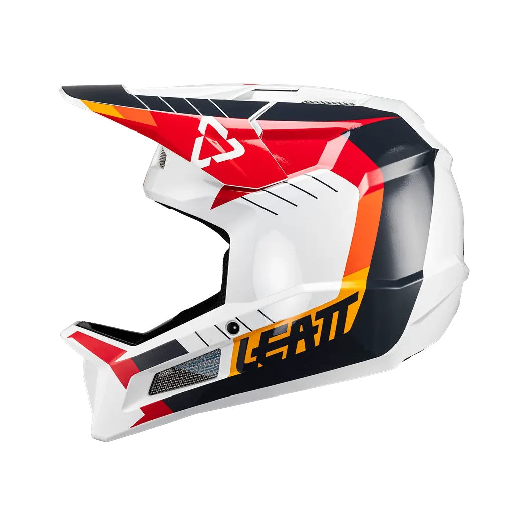 LEATT MTB GRAVITY 2.0 Casco bianco/rosso