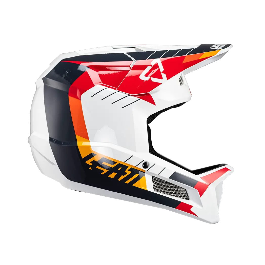LEATT MTB GRAVITY 2.0 Casco bianco/rosso
