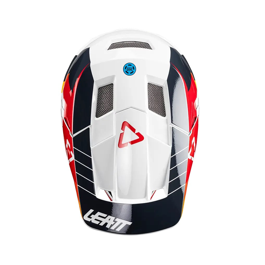 LEATT MTB GRAVITY 2.0 Casco bianco/rosso