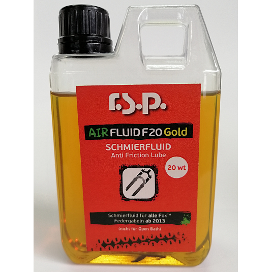 Olio per forcelle Fox RSP AIR FLUID F 20 GOLD