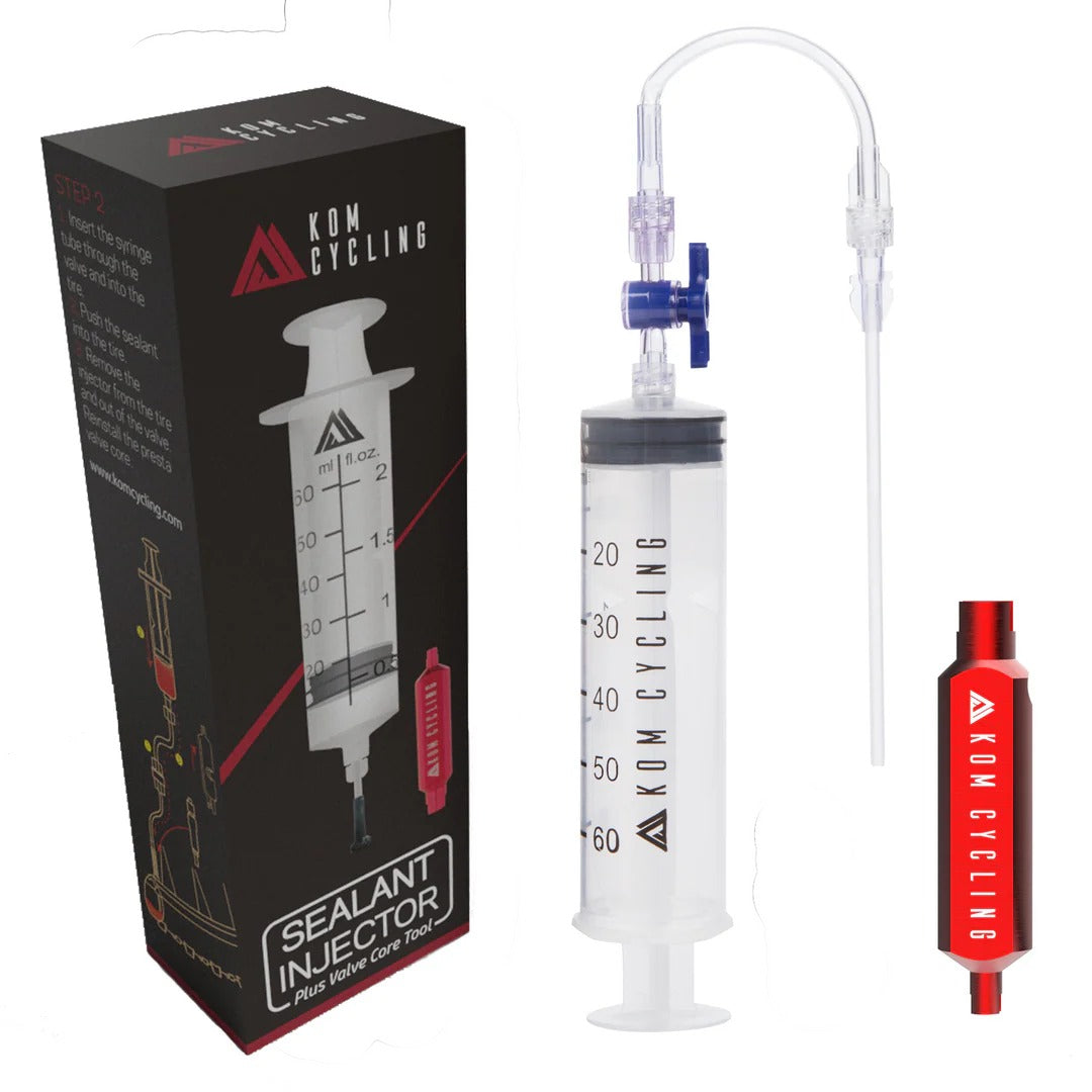Siringa per valvola KOM CYCLING Preventive Fluid Alu