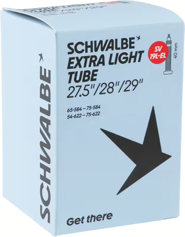 Camera d'aria SCHWALBE EXTRA LIGHT SV 19L 27,5/29x2,10/3 Presta 40 mm