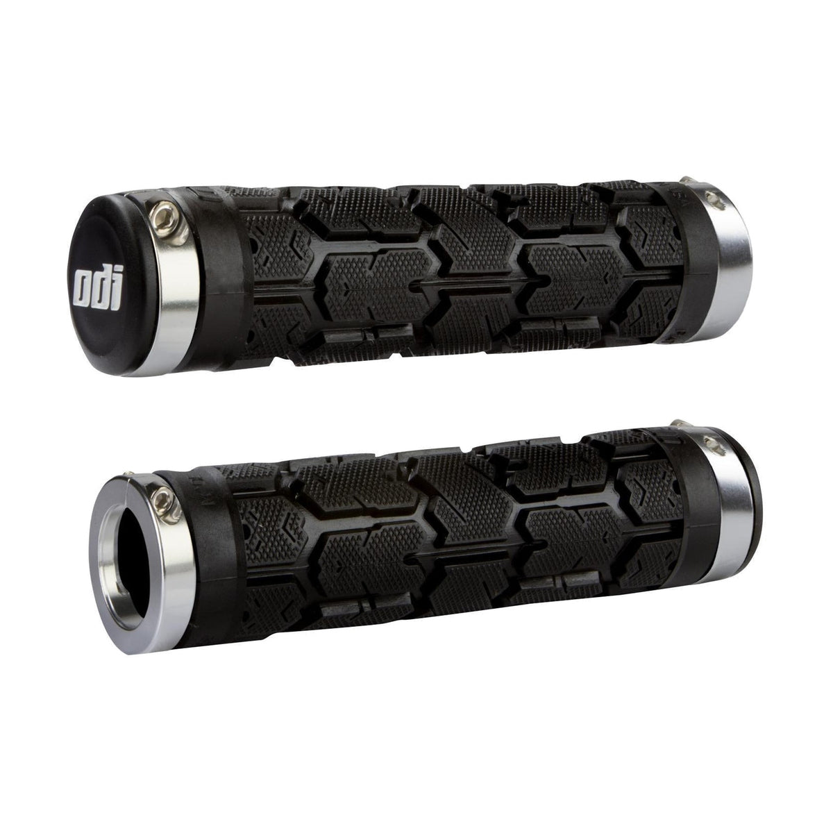 Grip ODI ROGUE Lock-on 130 mm Nero/Cromo