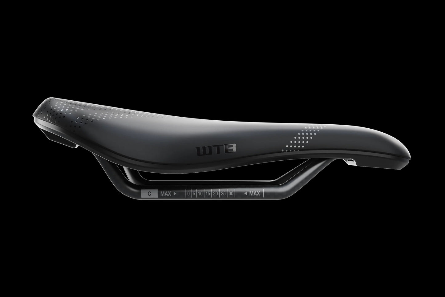Sella WTB SOLANO SL 157mm Binari in carbonio Nero
