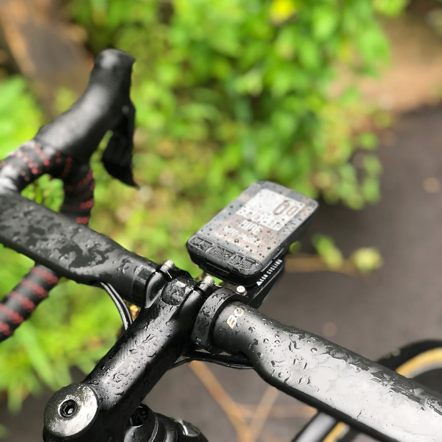 WAHOO KOM CYCLING Supporto manubrio GPS Nero