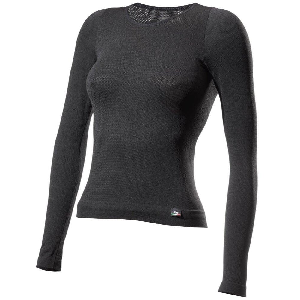 SIXS FTS2 Intimo donna a maniche lunghe Nero