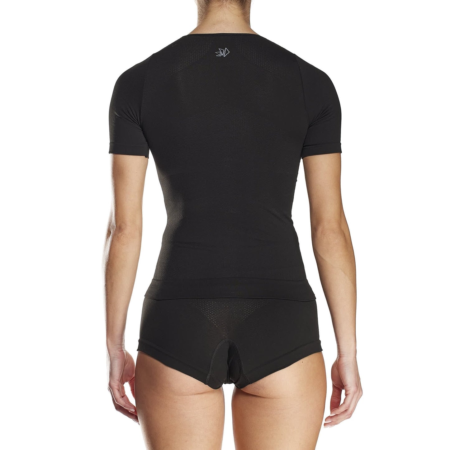 SIXS FTS1 Intimo donna a maniche corte Nero