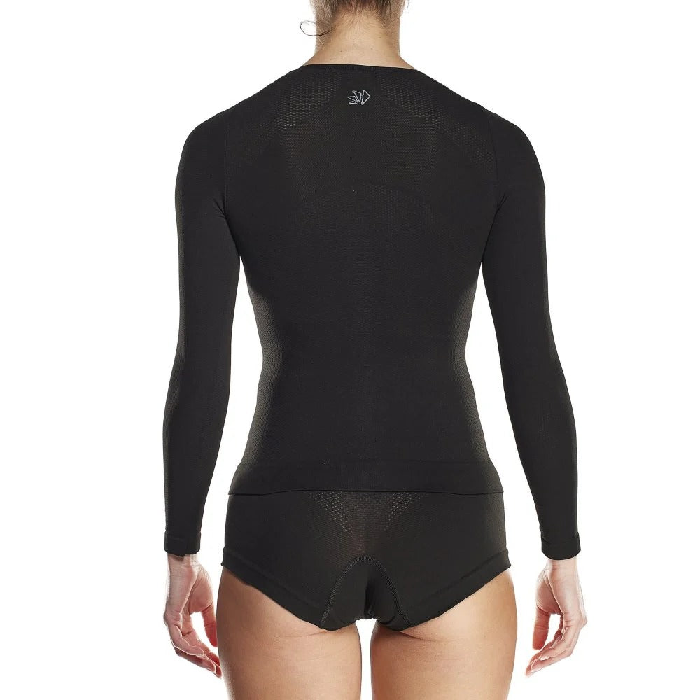 SIXS FTS2 Intimo donna a maniche lunghe Nero