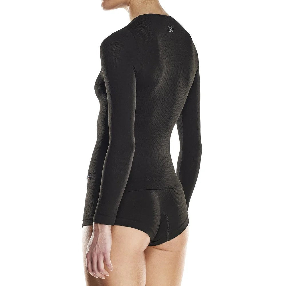 SIXS FTS2 Intimo donna a maniche lunghe Nero
