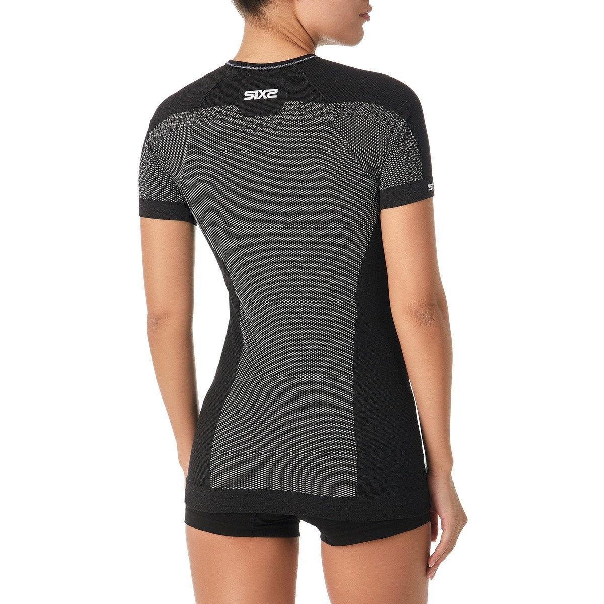 SIXS TS1L BT Biancheria intima a manica corta Nero carbone