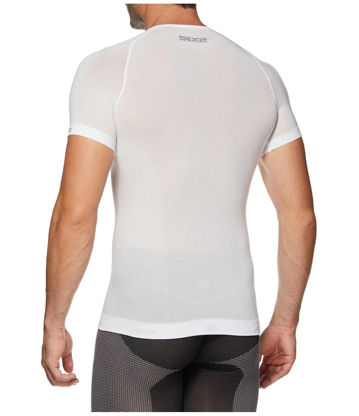 SIXS TS1L BT Intimo a manica corta Bianco carbone