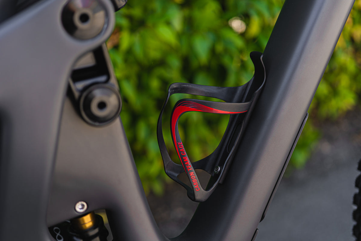 Portaborraccia LEZYNE CARBON TEAM nero/rosso