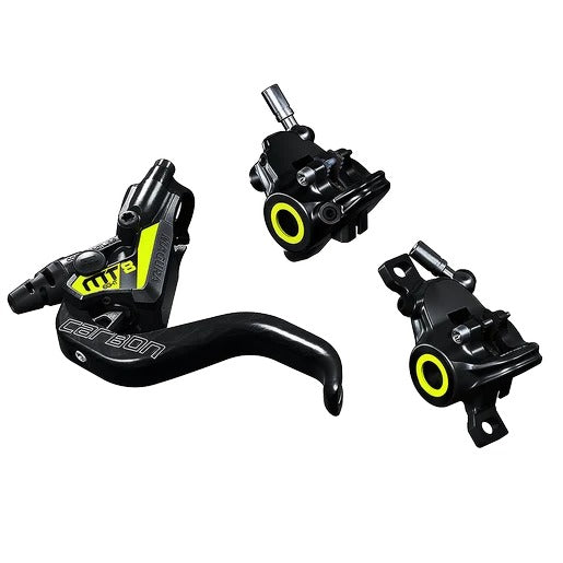 Freno anteriore o posteriore MAGURA MT8 SL FLATMOUNT con leva HC a 1 dito Carbolay