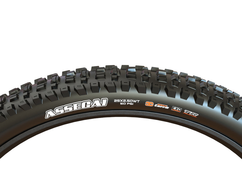 Pneumatico MAXXIS ASSEGAI 29x2.50 WT DH E50 3C MaxxGrip Tubeless Ready Soft Black
