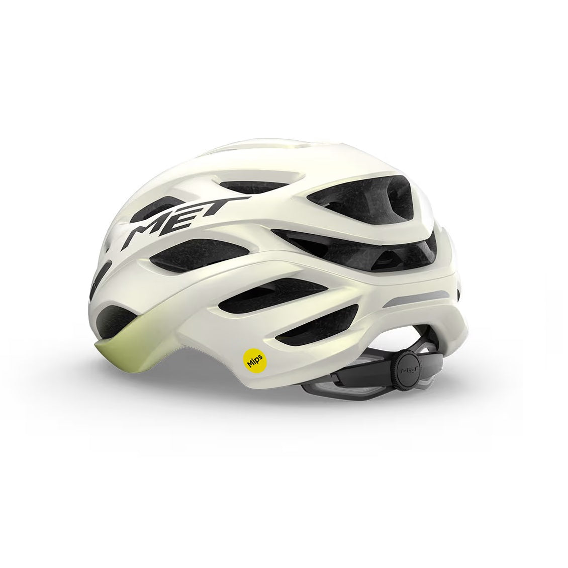 MET ESTRO Casco da strada MIPS Bianco/Giallo 2025