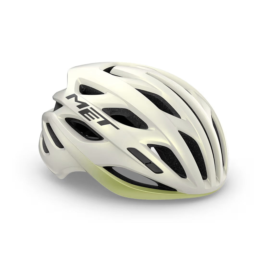 MET ESTRO Casco da strada MIPS Bianco/Giallo 2025