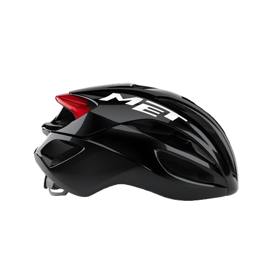 MET RIVALE MIPS Casco da strada nero/rosso