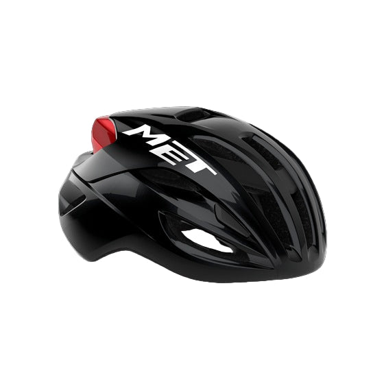 MET RIVALE MIPS Casco da strada nero/rosso