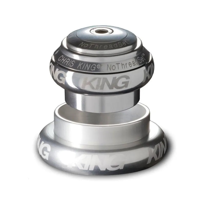 CHRIS KING NOTHREADSET Serie Sterzo Esterna 1"1/8-1.5" EC34/EC49 Argento