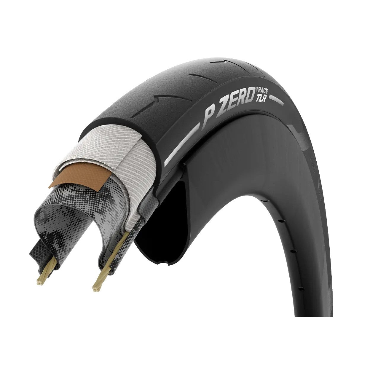 PIRELLI P ZERO RACE TLR 700c Tubeless Ready Copertoni Gold