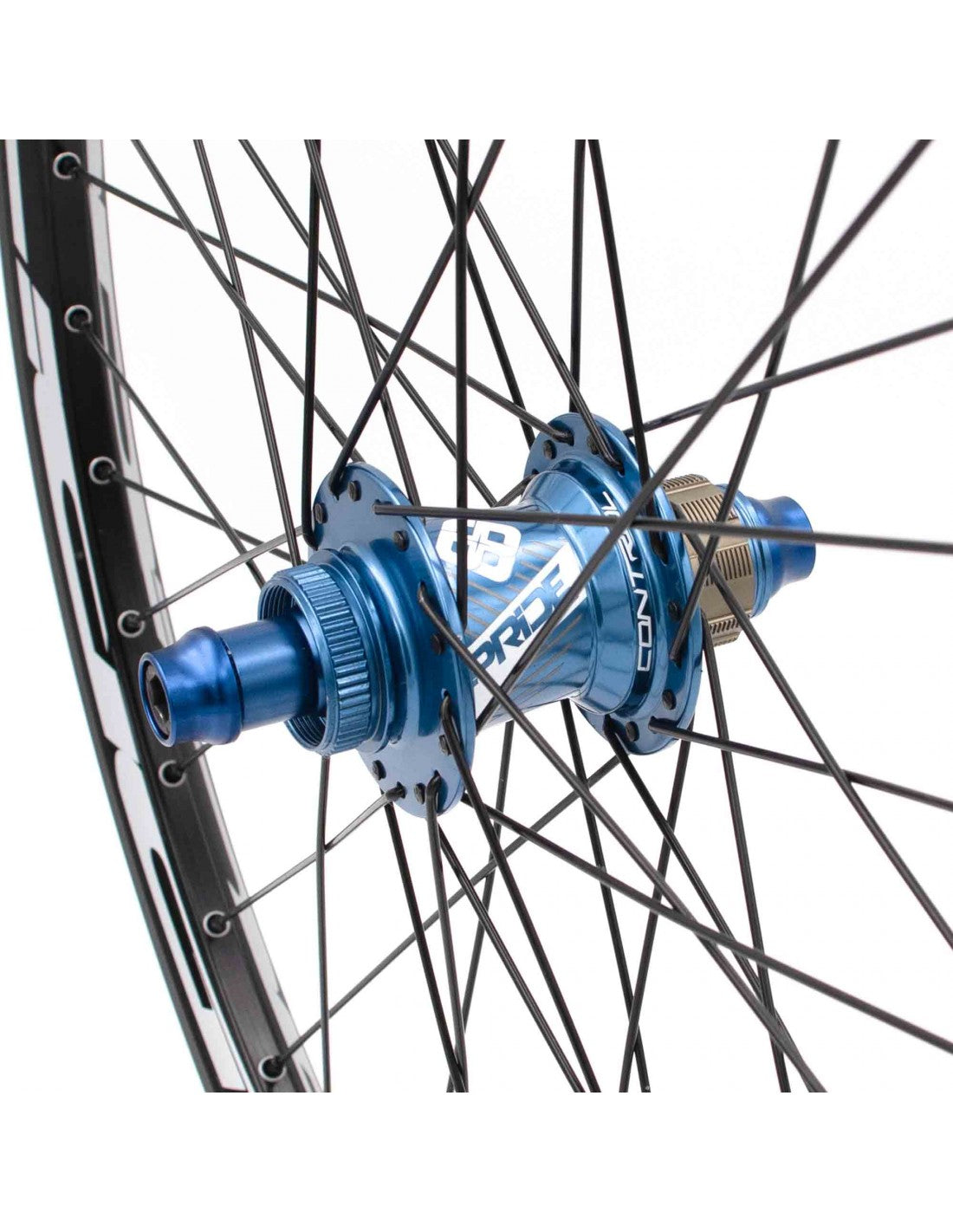 Coppia di Ruote PRIDE 24" (507mm) Control V1 V-Brake/Disc Assi 20/10mm Blu