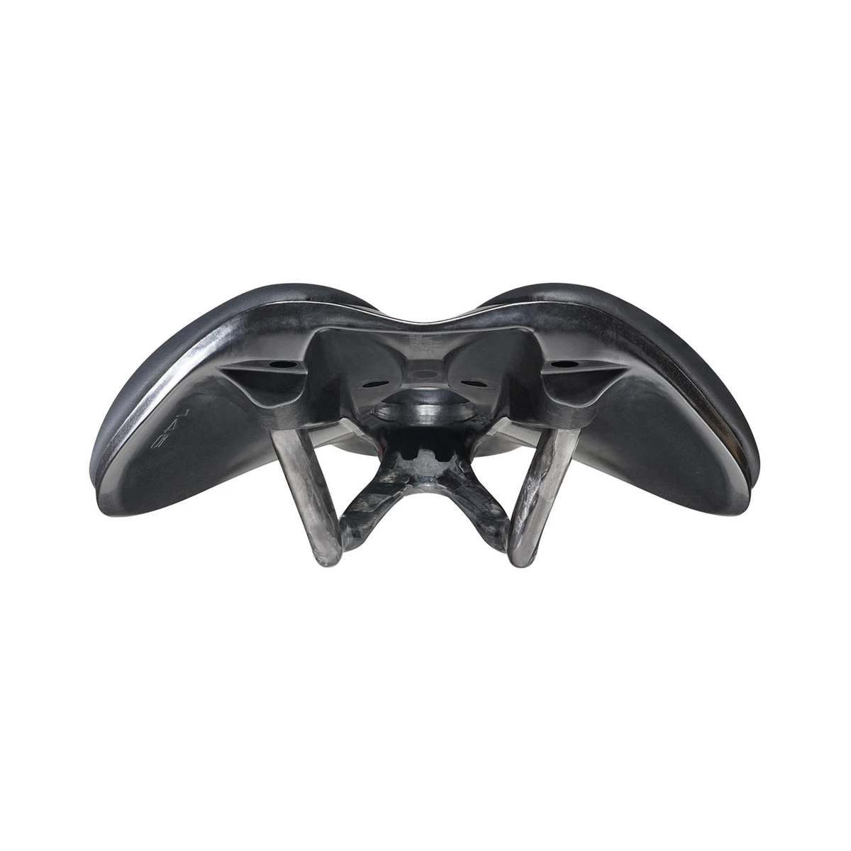 Sella SELLE ITALIA NOVUS EVO BOOST SUPERFLOW L KIT CARBONIO L con binari in carbonio nera — vista posteriore