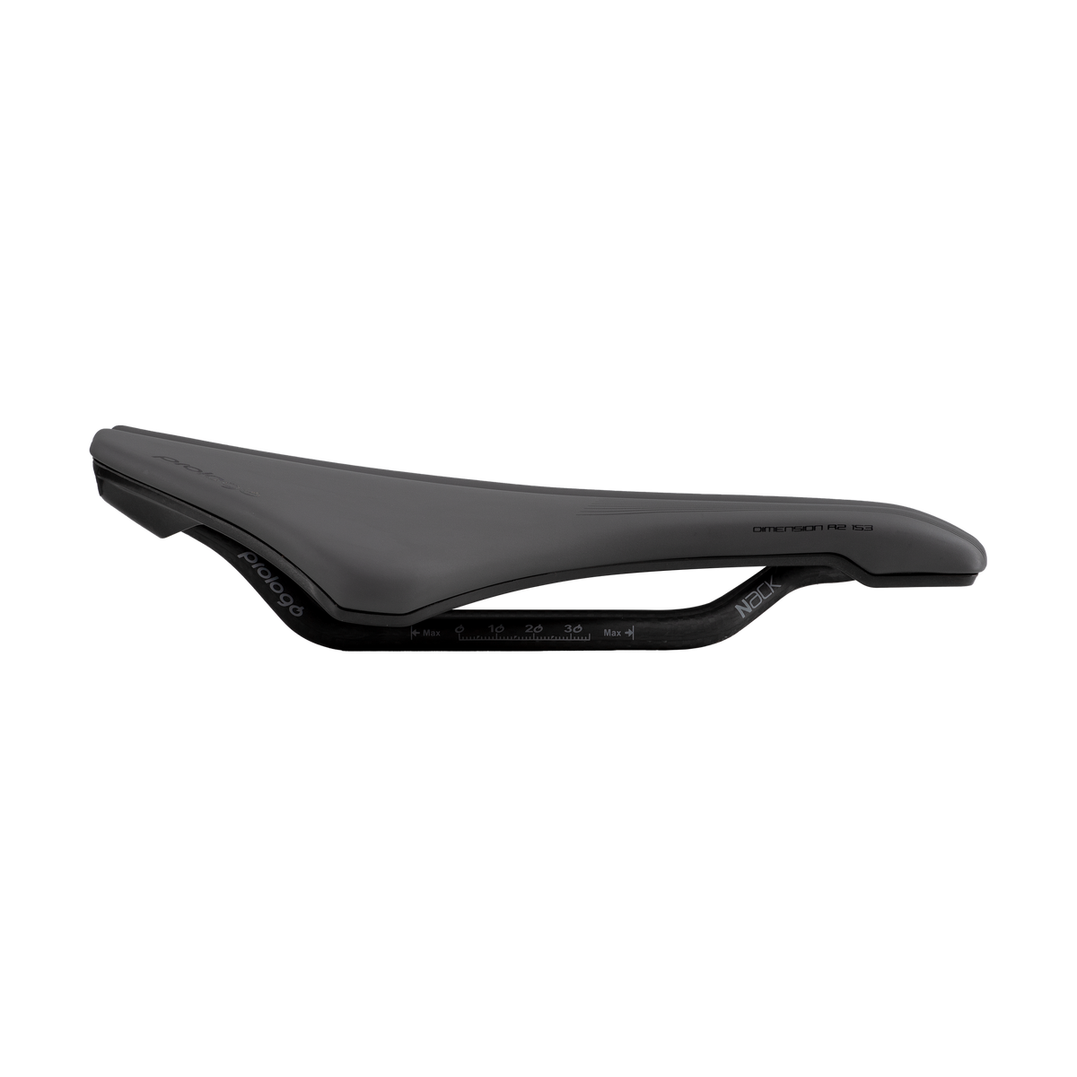 Sella PROLOGO DIMENSION R2 AGX 153 mm con binari Nack, nera — vista aggiuntiva