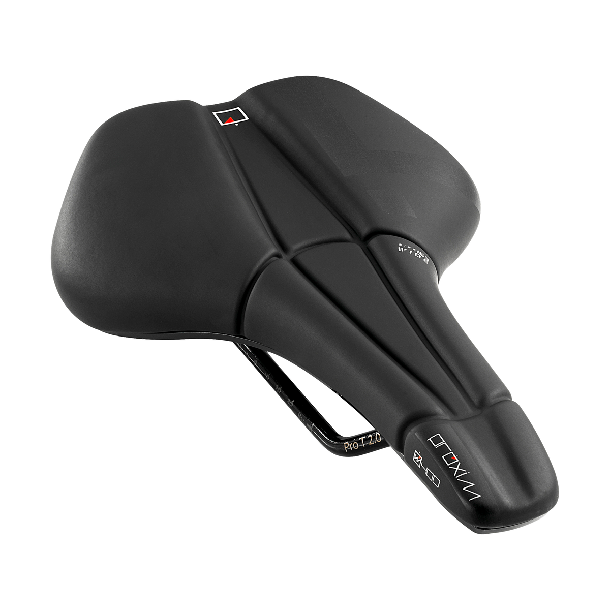 Sella PROLOGO E-BIKE PROXIM W400 SPORT 163 mm con binari in CrMo, nera — vista aggiuntiva