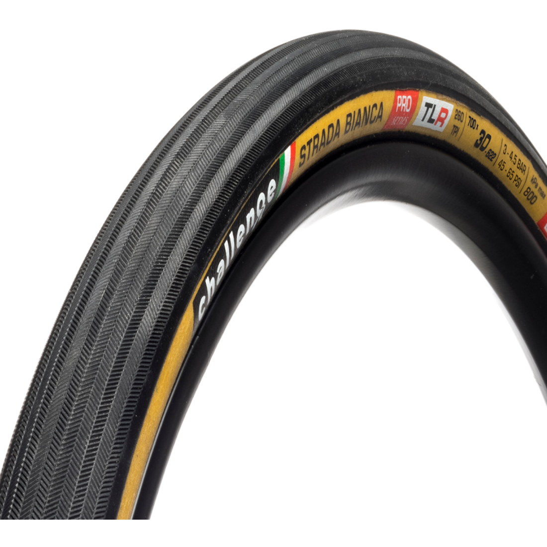 Copertone CHALLENGE STRADA BIANCA 700x30c Tubeless Ready beige