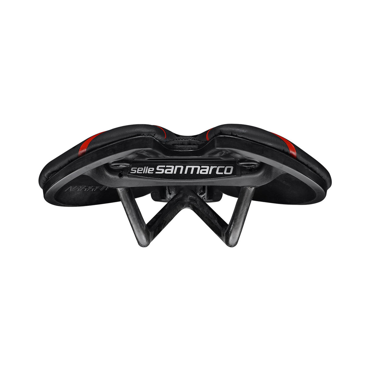Sella SAN MARCO ASPIDE SHORT OPEN-FIT CARBON FX NARROW con binari in carbonio — vista aggiuntiva