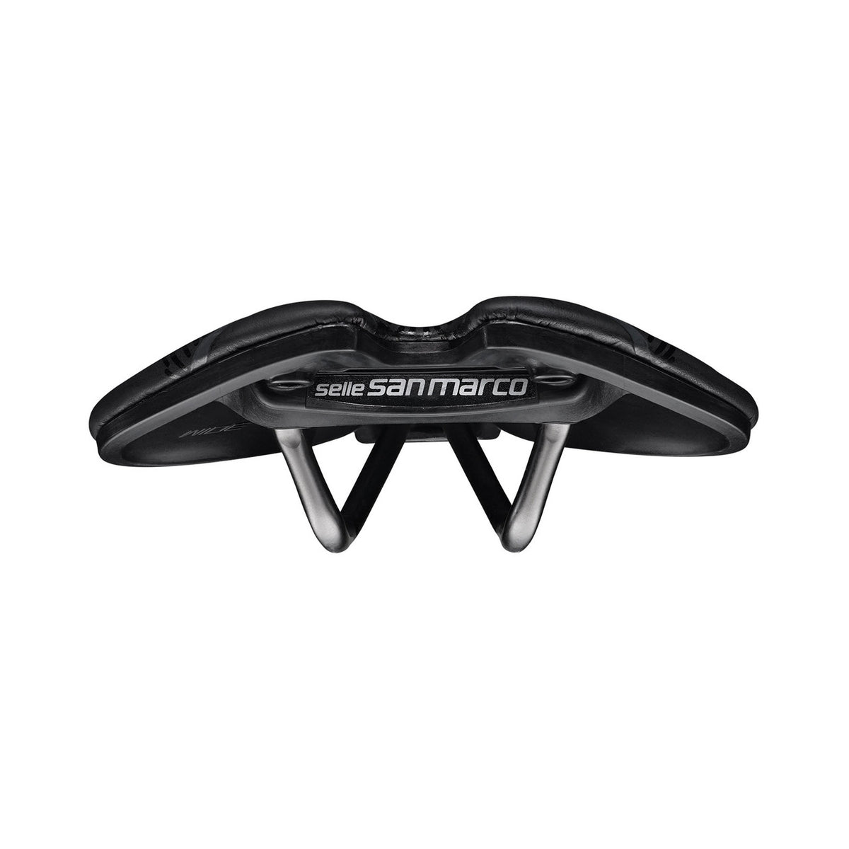 Sella SAN MARCO ASPIDE SHORT OPEN-FIT RACING L3, larghezza 155 mm, binari in acciaio Xsilite, nera — vista aggiuntiva
