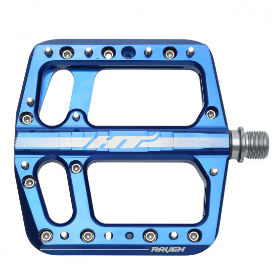 HT COMPONENTS RAVEN 12 Pedali piatti blu