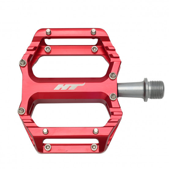 HT COMPONENTS AR09SX Pedali piatti rossi