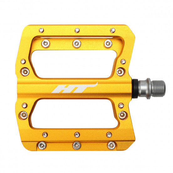 HT COMPONENTS AN14A Pedali piatti d'oro
