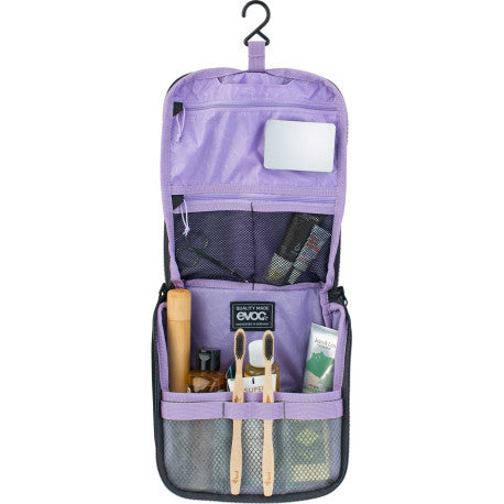 EVOC WASH POUCH Borsa da toilette nero/viola