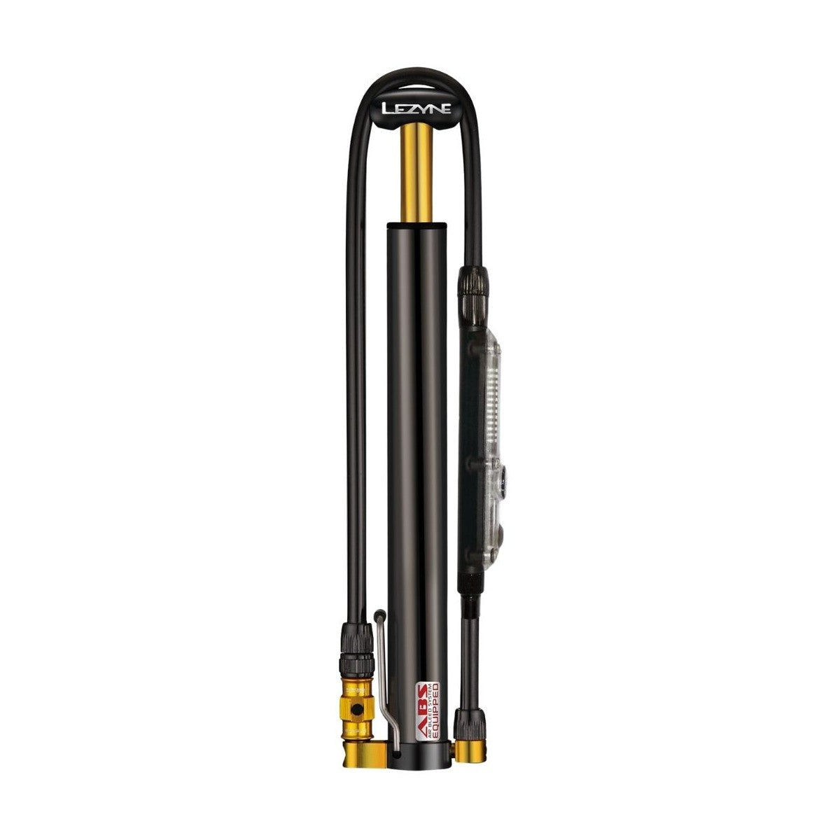 Pompa da pavimento compatta LEZYNE MICRO FLOOR DRIVE DIGITAL HPG Nera