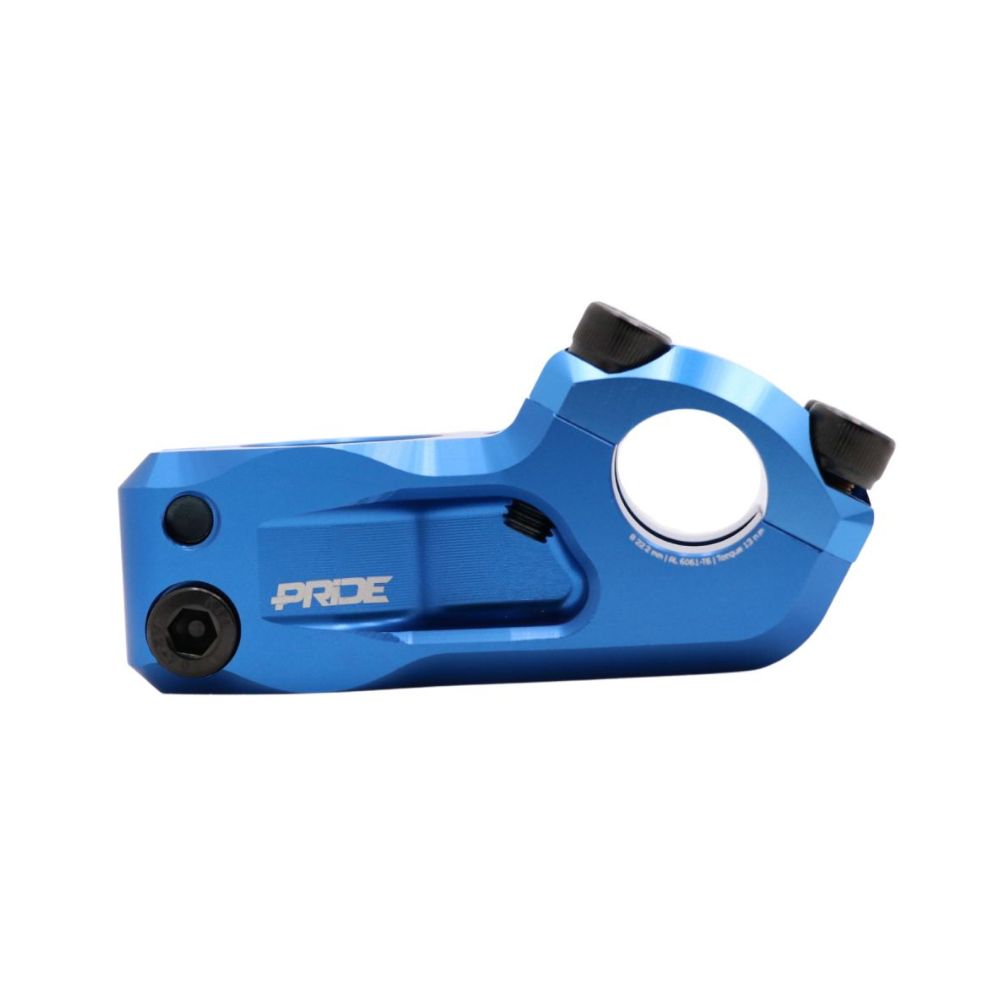 Attacco Manubrio PRIDE CAYMAN V2 Ø22.2mm Blu