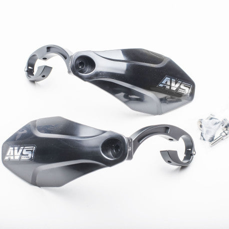 AVS KIT DECO protezione per la mano (staffa incernierata in alluminio) Nero