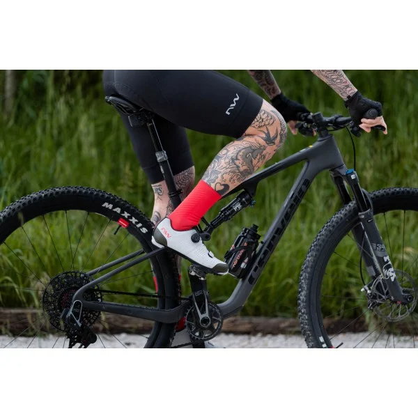NORTHWAVE RAZER Grigio chiaro/Verde Scarpe da MTB XC/Gravel