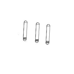 Chiavette in ottone per reggisella ROCKSHOX REVERB XPLR 27,2 mm AXS (2022), misura 1 (x12)