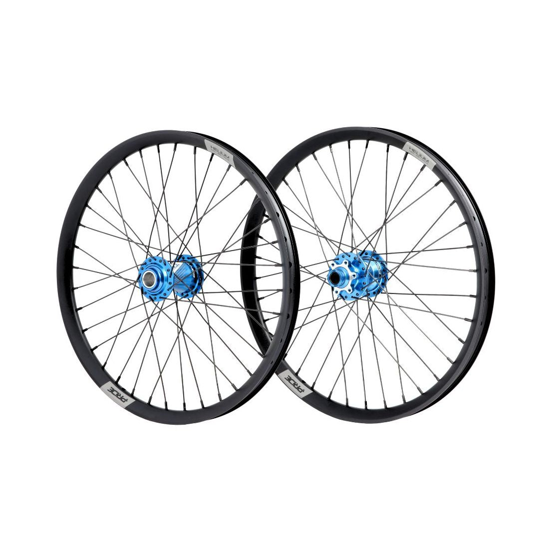 Coppia di Ruote PRIDE 20" (406mm) Control V2 Disc Helium M24 Assali 20/15mm Blu