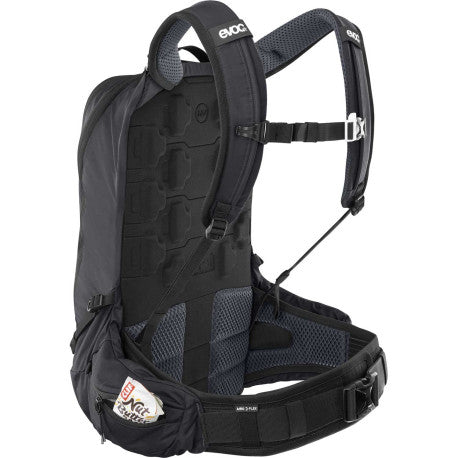 Zaino con dorsale EVOC Trail PRO BLACKLINE 16 L Nero