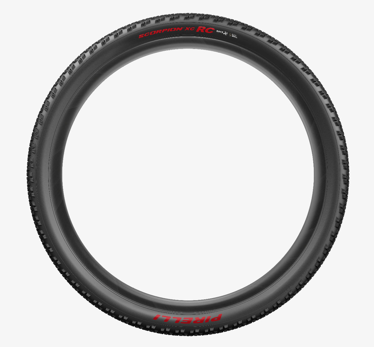 Copertone PIRELLI SCORPION RACE XC RC ProWall 29x2.40 Tubeless Ready pieghevole nero/rosso