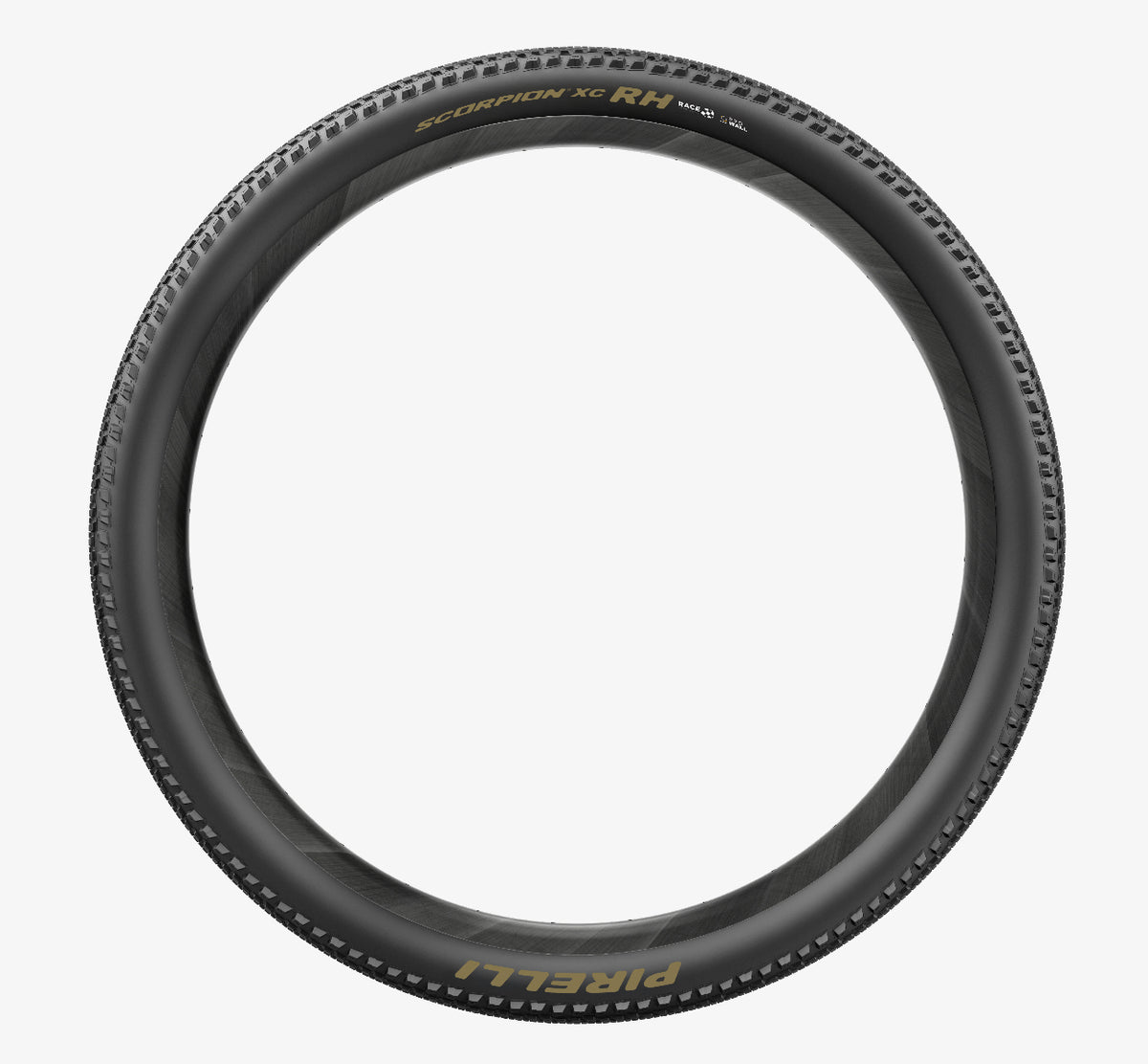Copertone PIRELLI SCORPION RACE XC RH ProWall 29x2.40 Tubeless Ready pieghevole nero/oro
