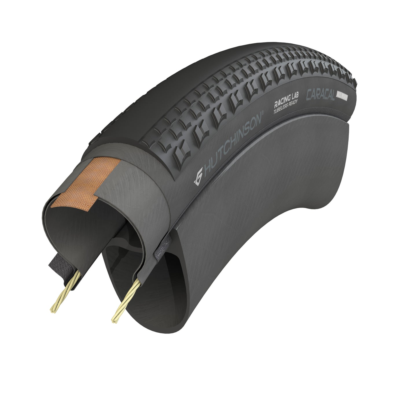 HUTCHINSON CARACAL Copertoni 700x35 Tubeless Ready Nero -embargo 11 aprile