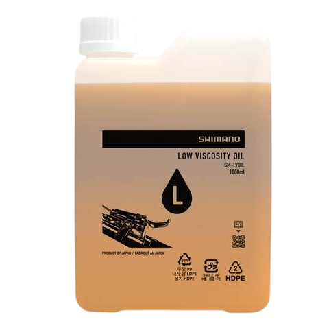 Shimano Olio Minerale Per Freno Idraulico A Disco 1 Litro - Per Bici Da Montagna E Strada